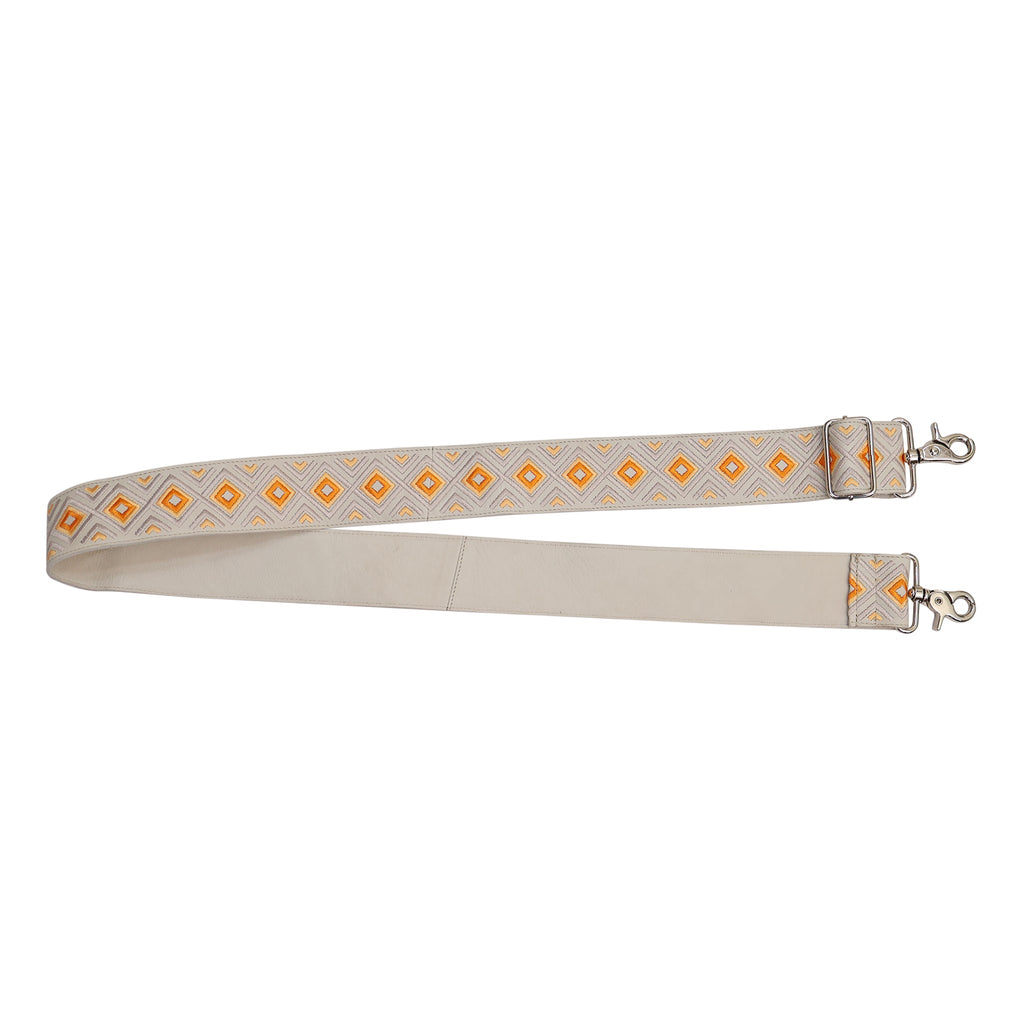 Creamsicle Leather Shoulder Strap