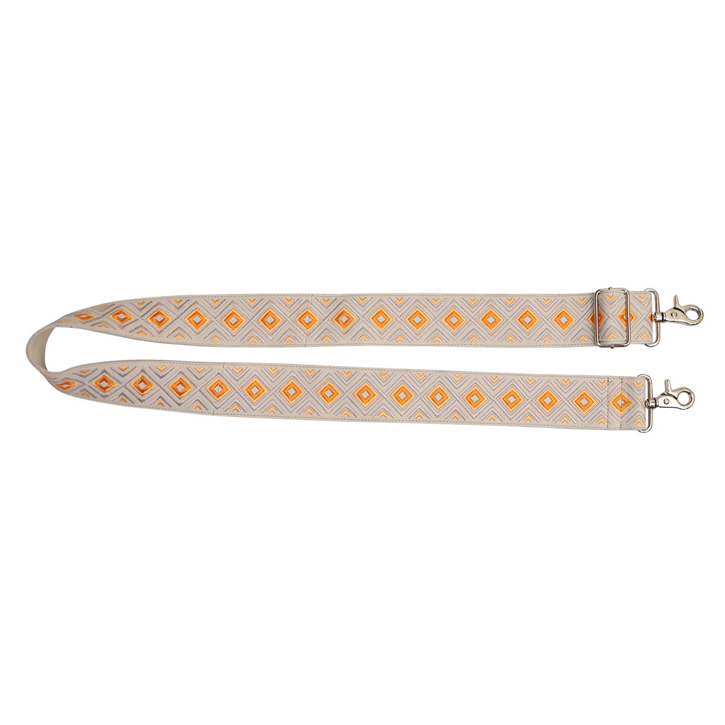 Creamsicle Leather Shoulder Strap