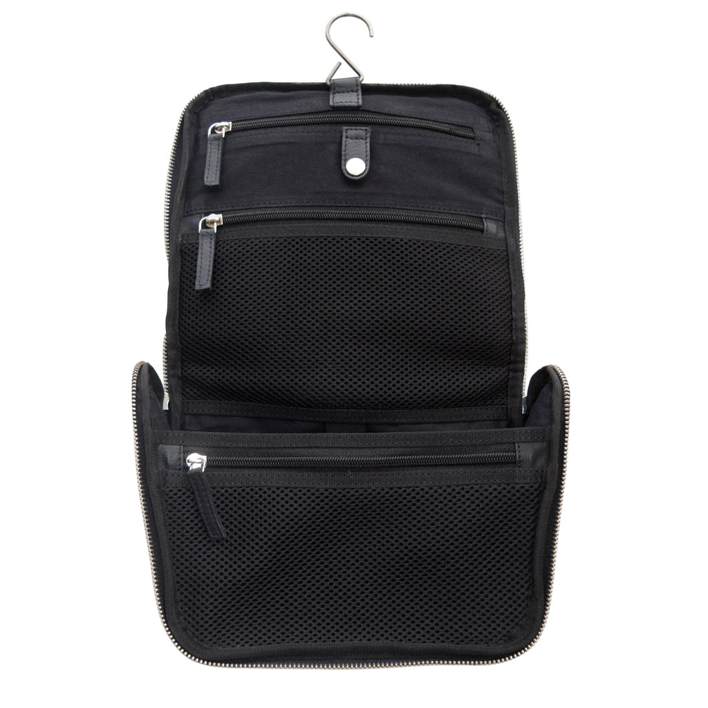 Hanging Leather Travel Kit