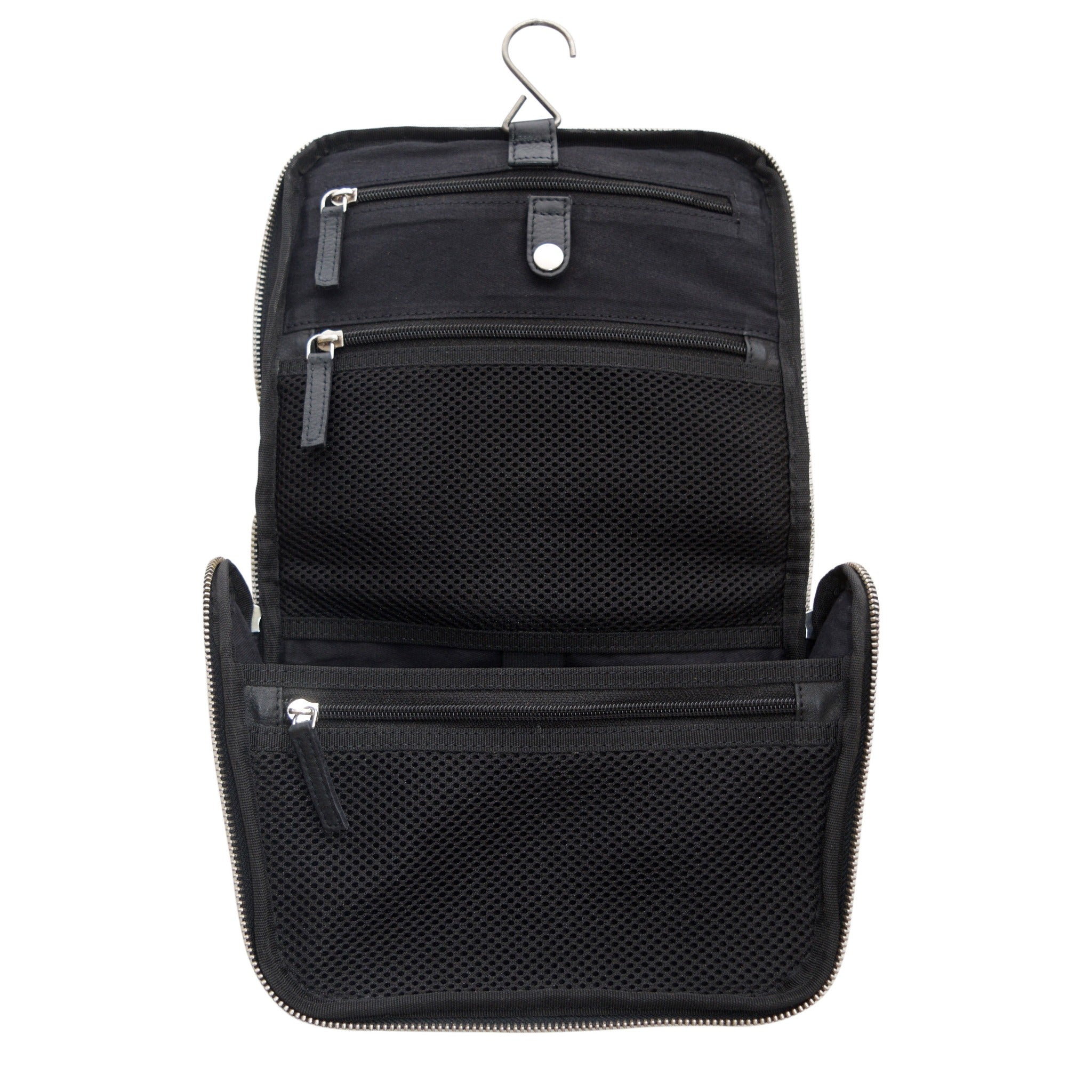 Hanging Leather Travel Kit