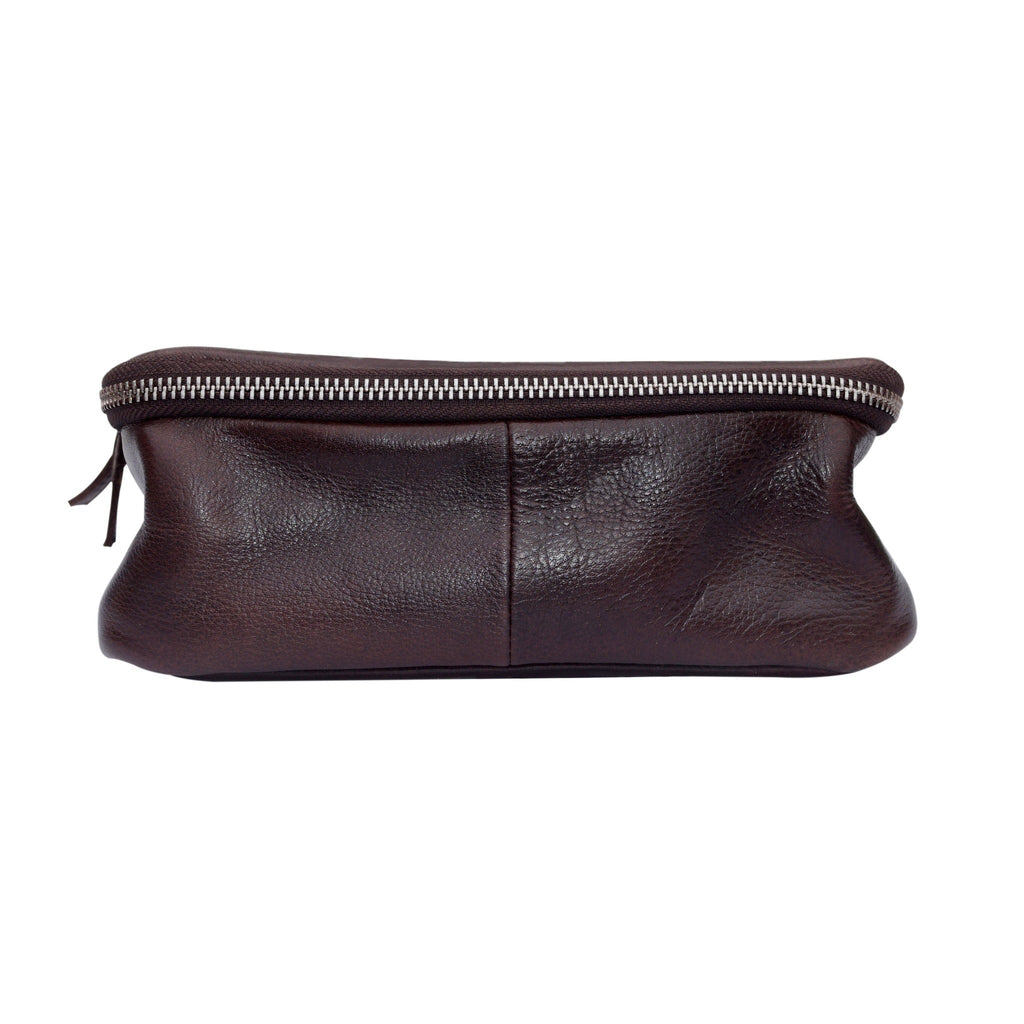 Hanging Leather Travel Kit