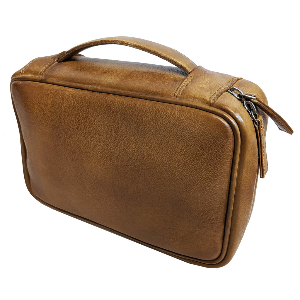 Deluxe Tech Leather Travel Kit