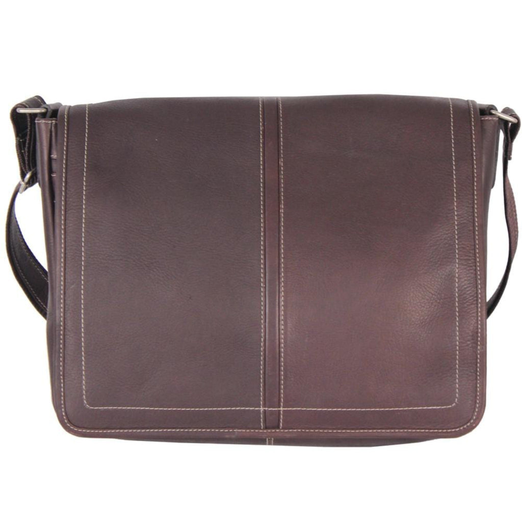 Acadia Leather Laptop Messenger Bag