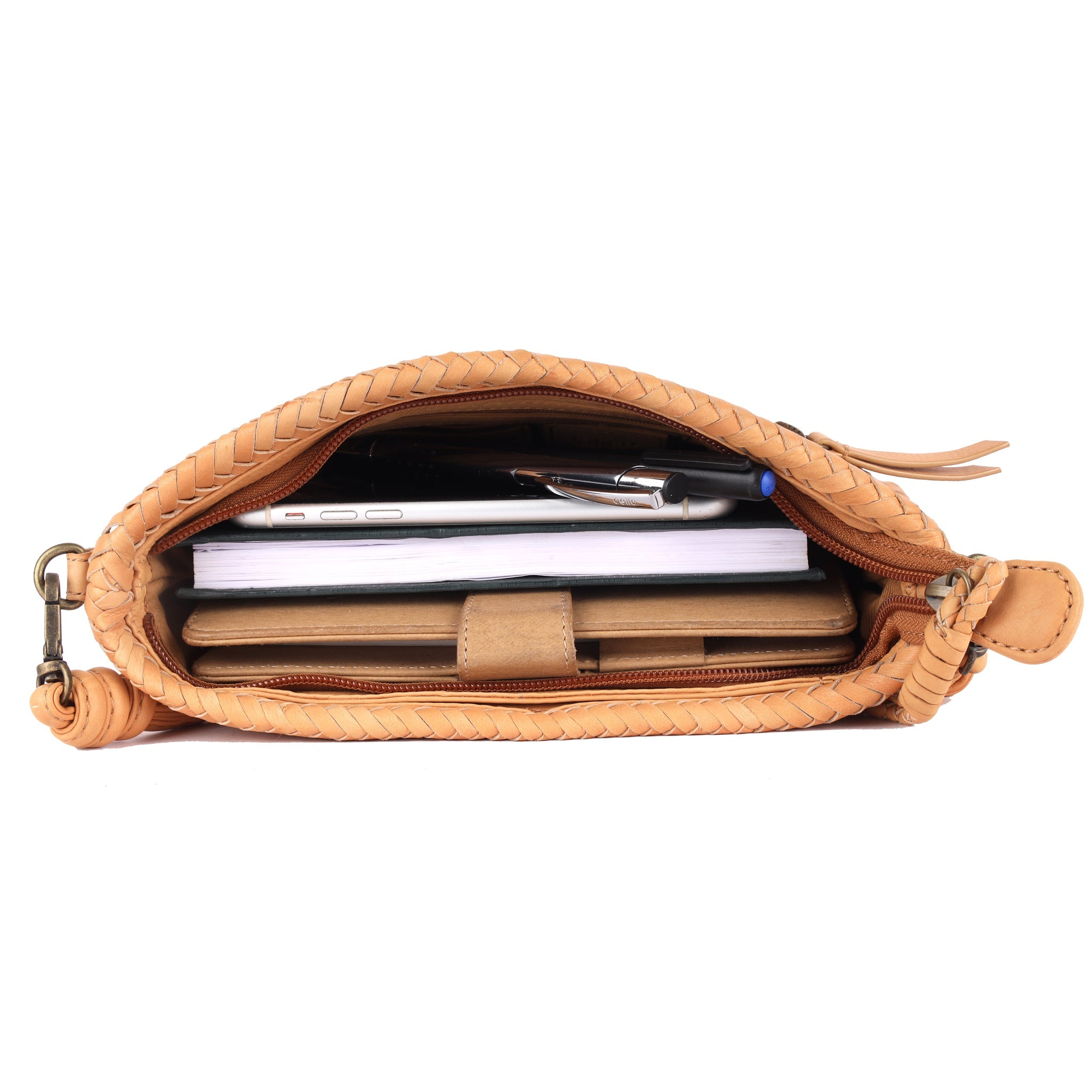 Hudson Leather Crossbody/Wristlet