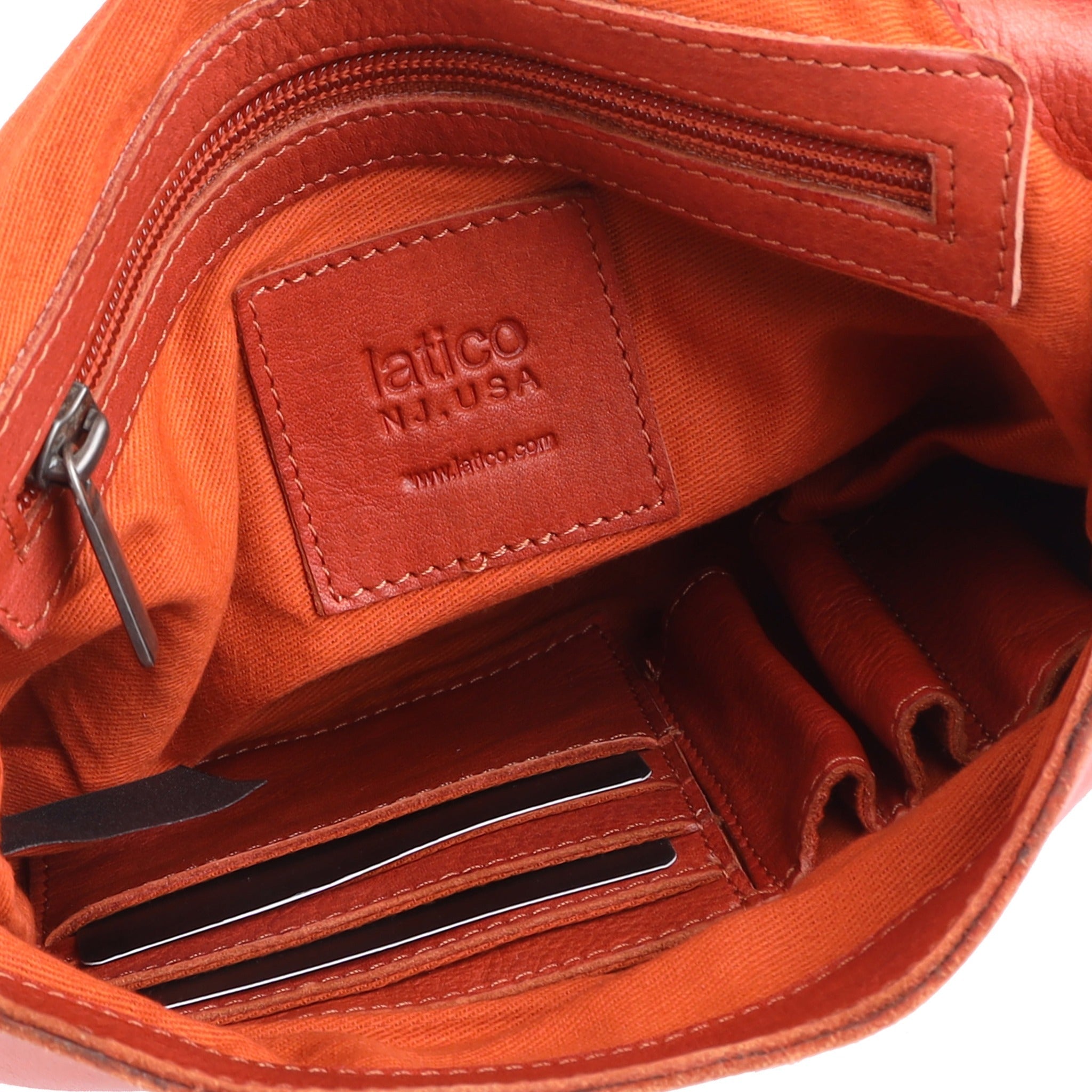 Basil Leather Crossbody Bag