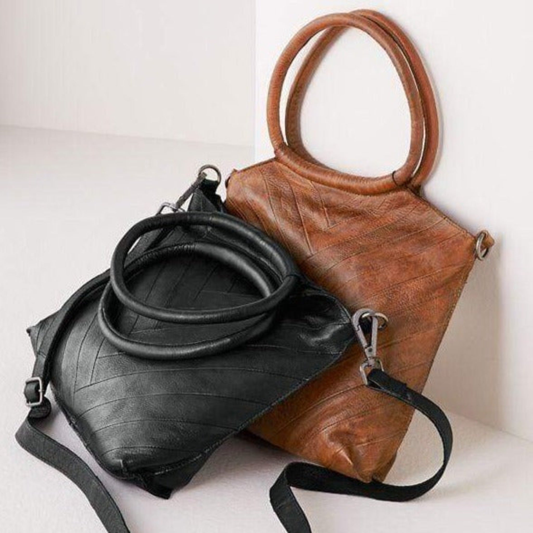 Dalton Leather Tote/Crossbody