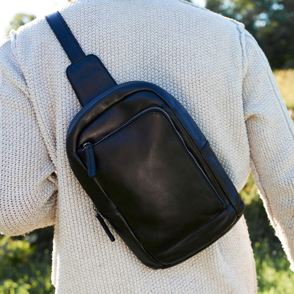 Austin Leather Sling Bag