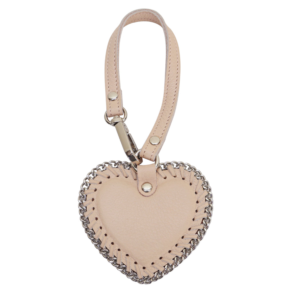 Heart Leather Bag Charm