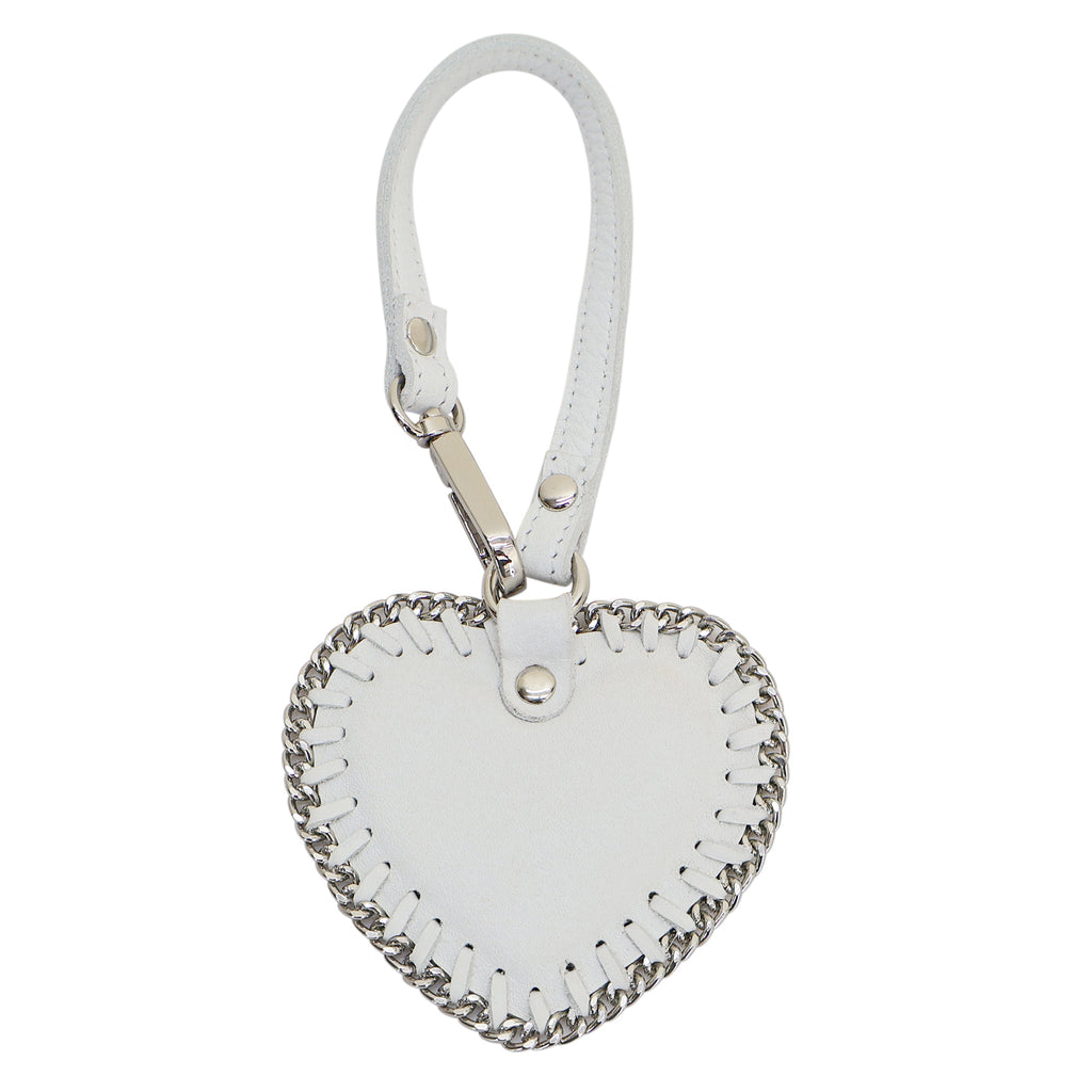 Heart Leather Bag Charm