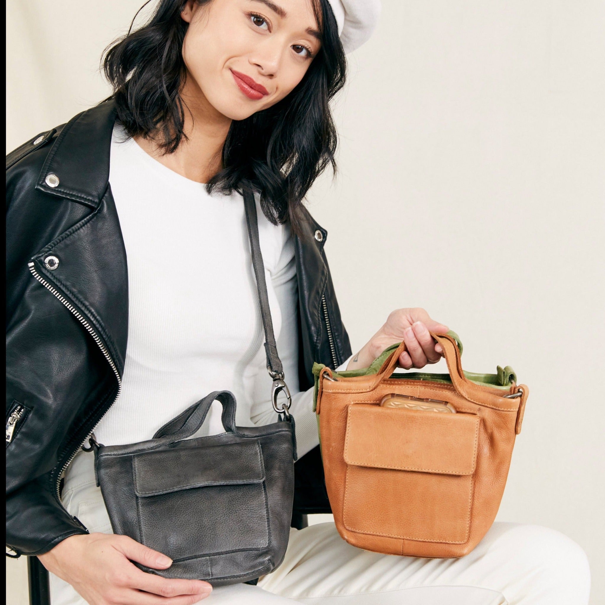 Mick Leather Crossbody