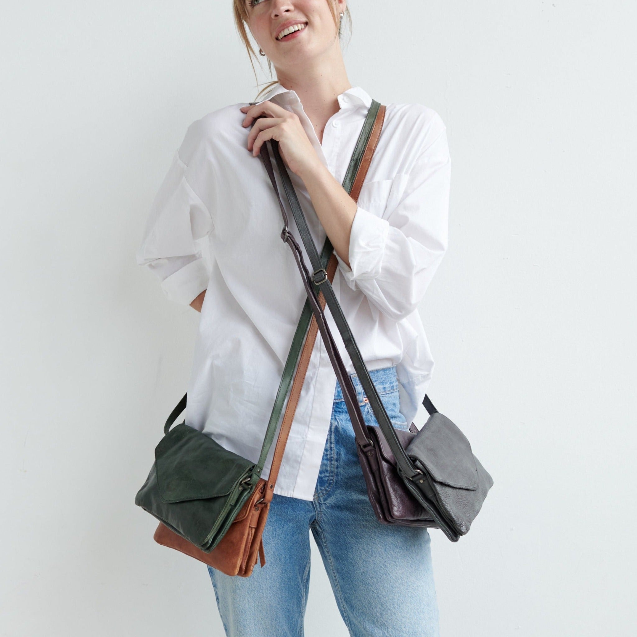 Harbor Leather Crossbody