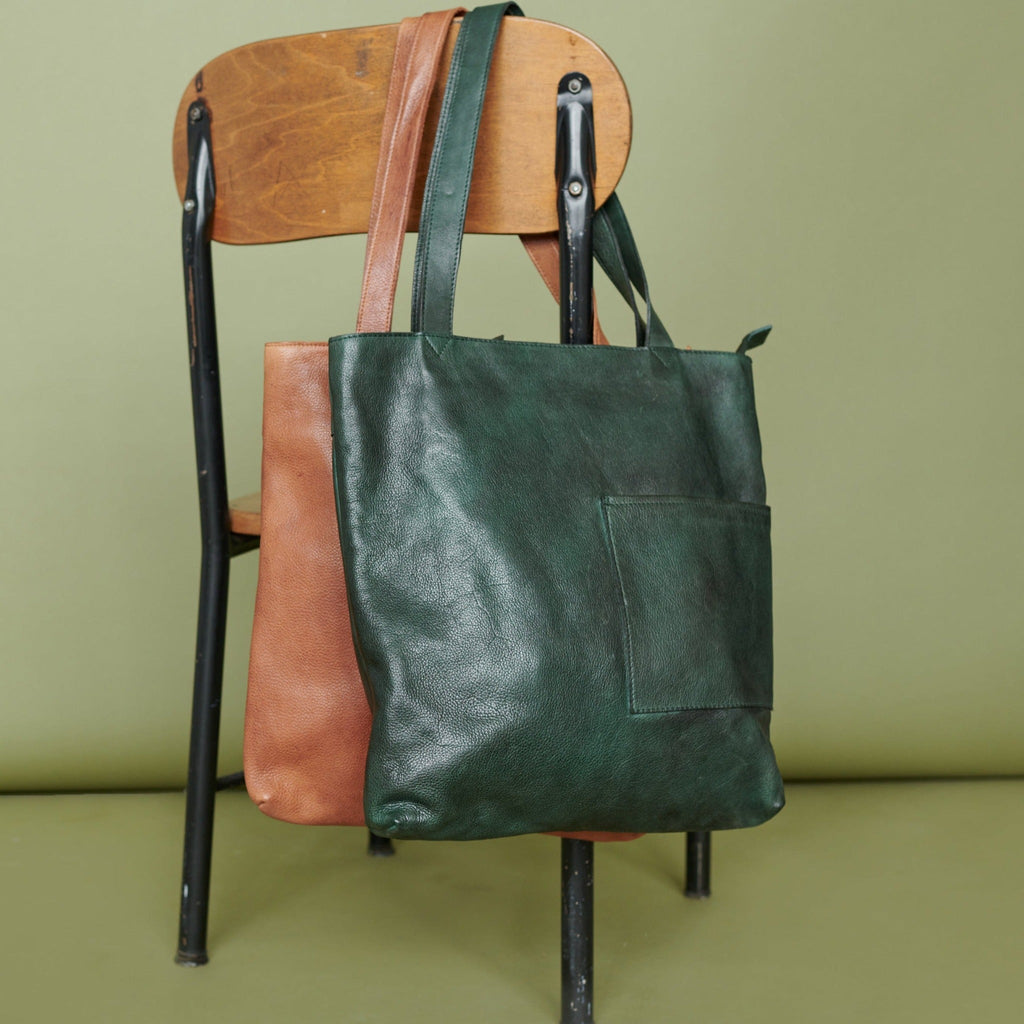 Leon Leather Tote/Shoulder Bag