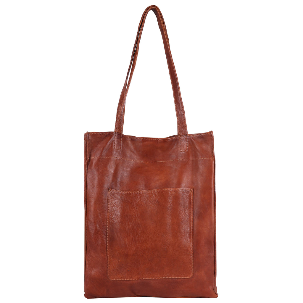 Margie Leather Tote/Shoulder Bag