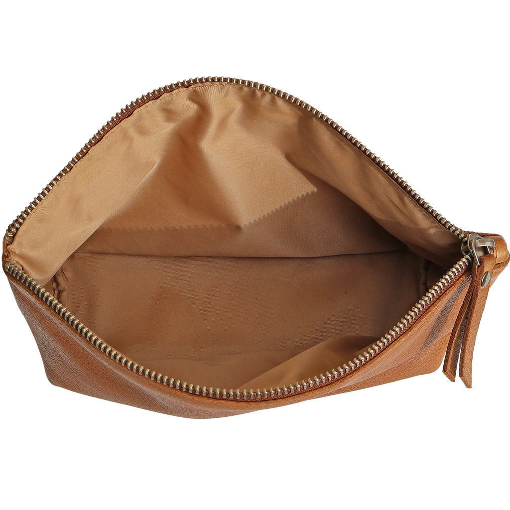 Beck Leather Cosmetic Bag/Travel Kit (Sm)