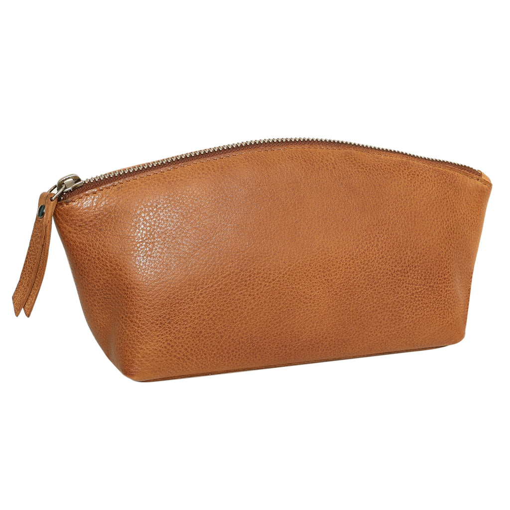 Beck Leather Cosmetic Bag/Travel Kit (Sm)