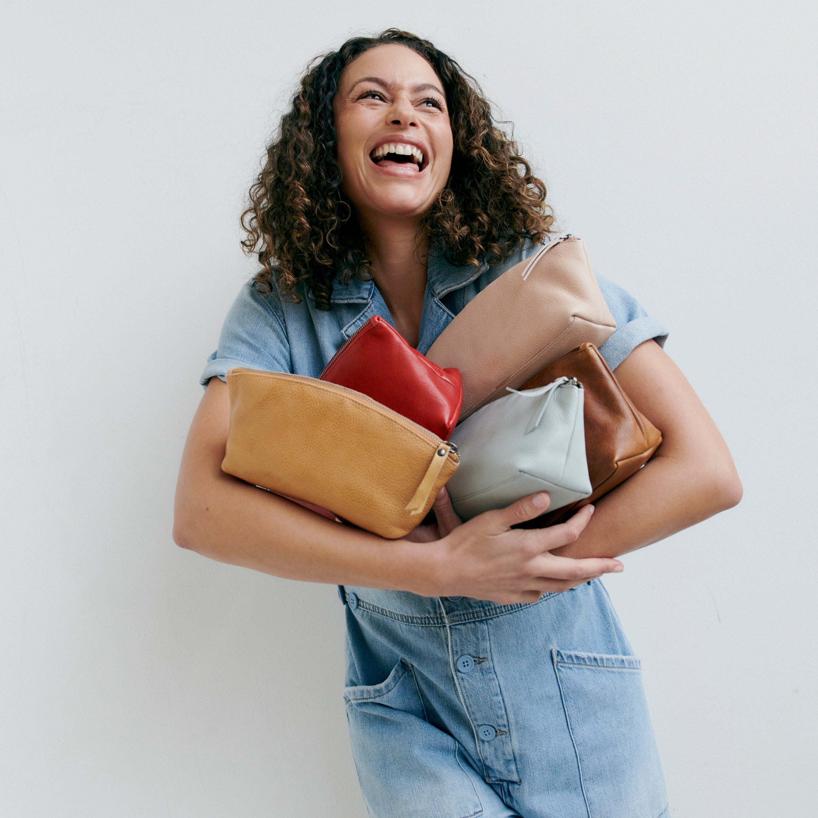 Beck Leather Cosmetic Bag/Travel Kit (Sm)