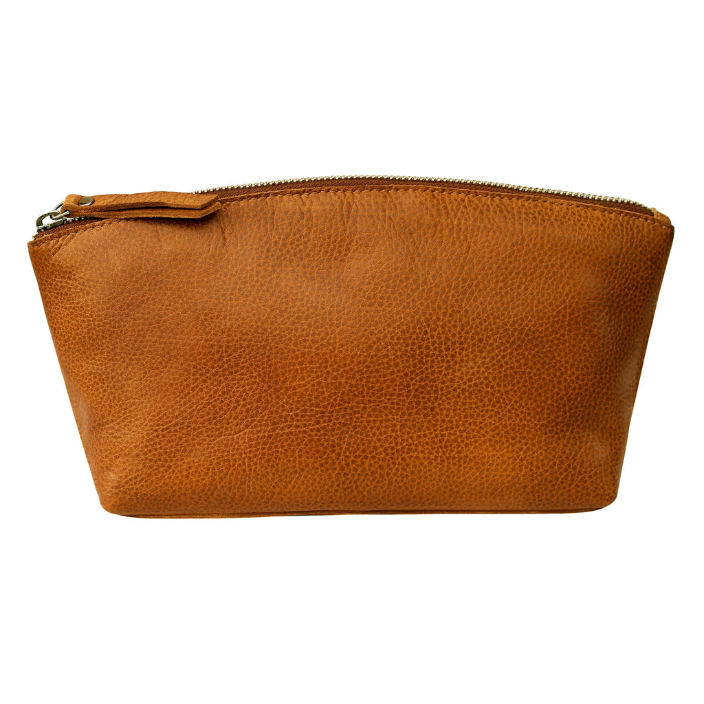 Bondi Leather Cosmetic Bag/Travel Kit (Lg)