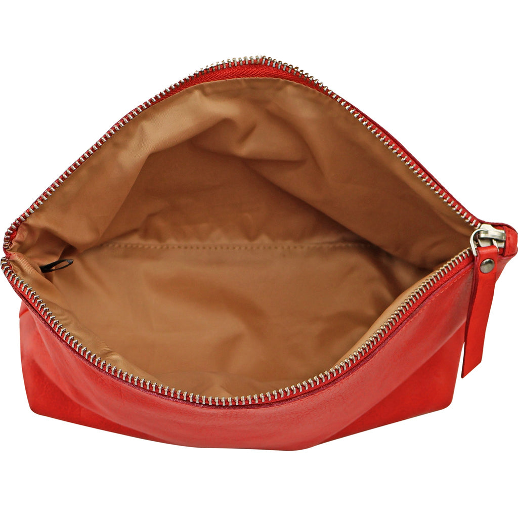 Bondi Leather Cosmetic Bag/Travel Kit (Lg)