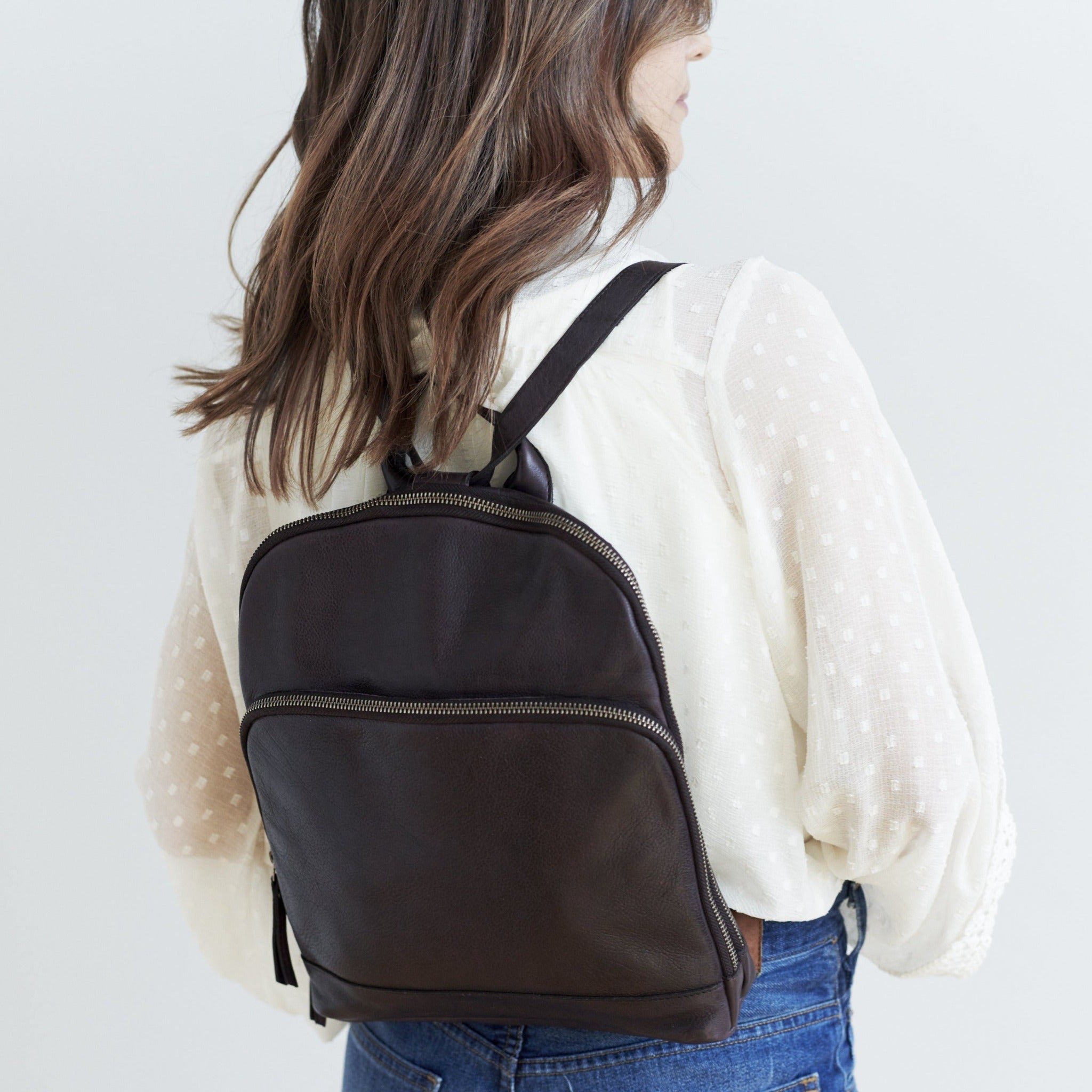 Aleks Leather Backpack