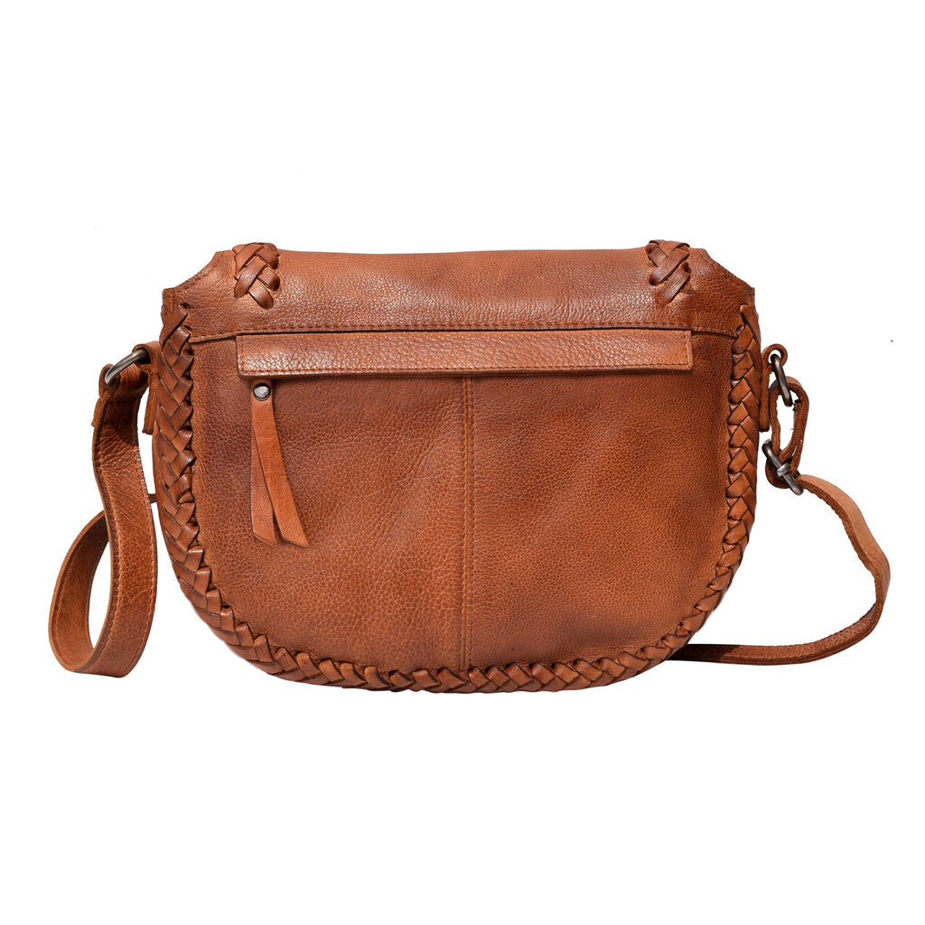 Basil Leather Crossbody Bag