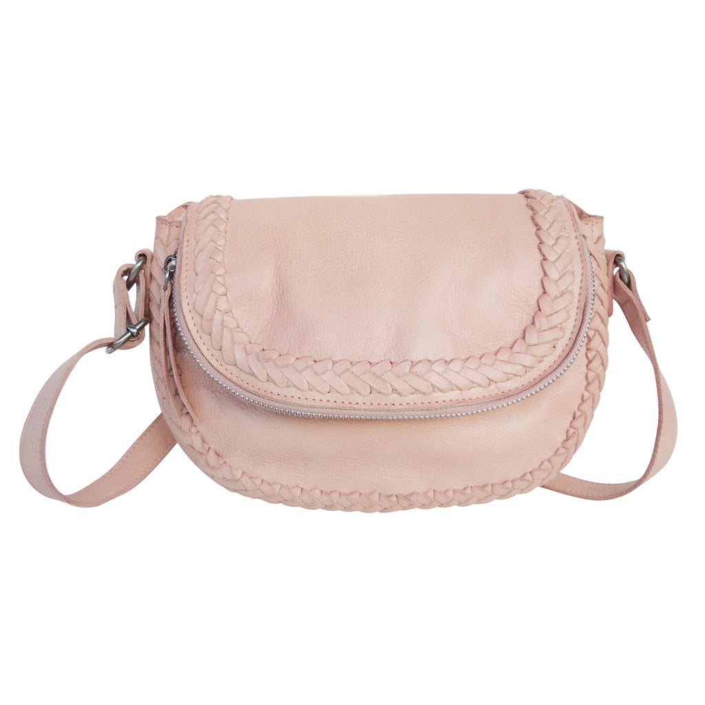 Basil Leather Crossbody Bag