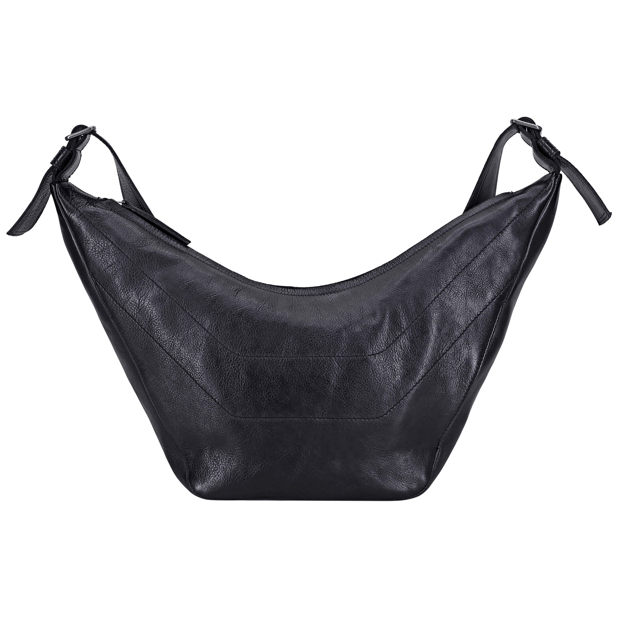 Boone Leather Crossbody Bag/Hobo Sling Bag