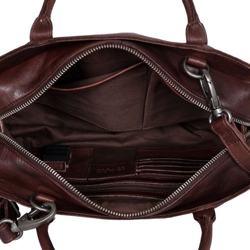 James Leather Crossbody