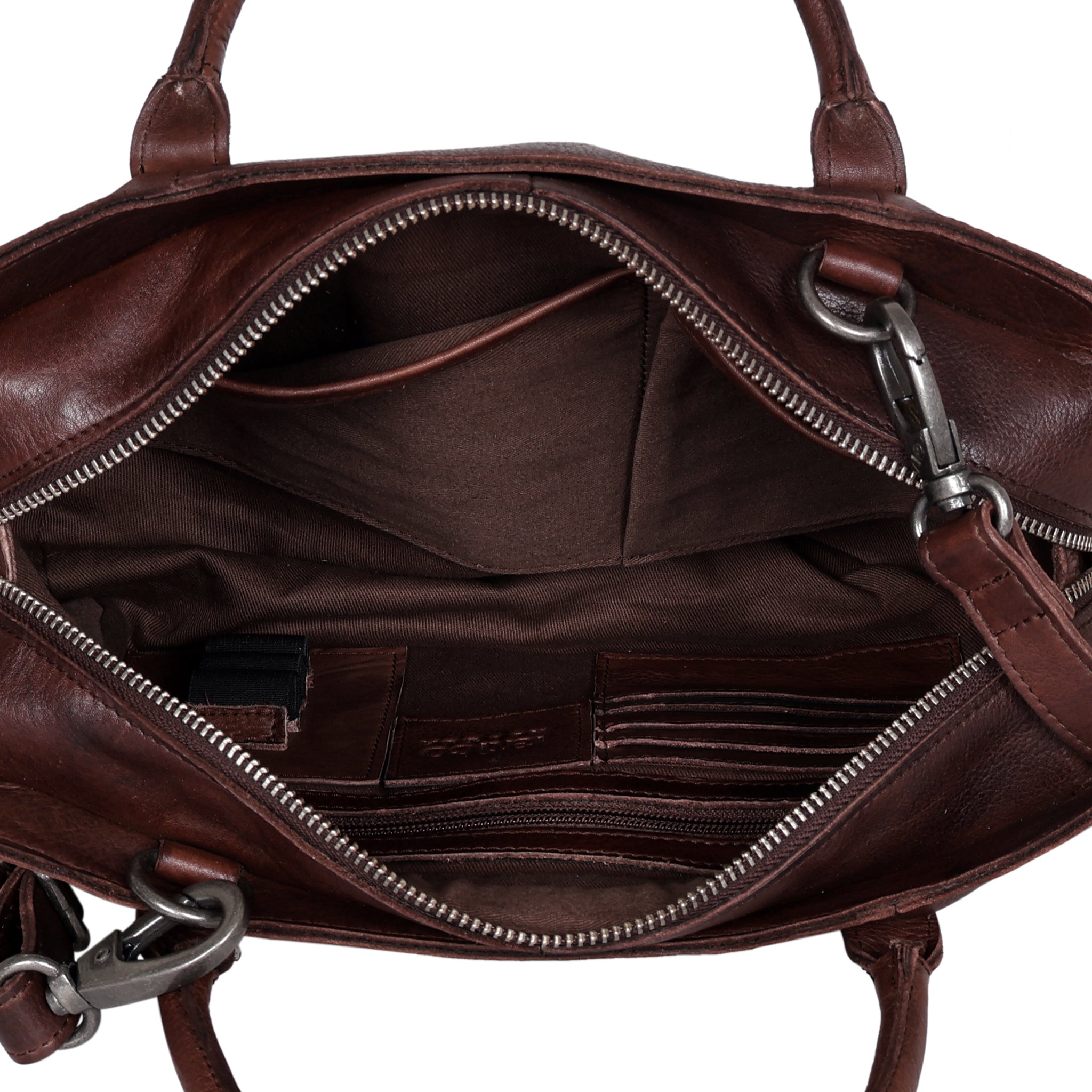 James Leather Crossbody