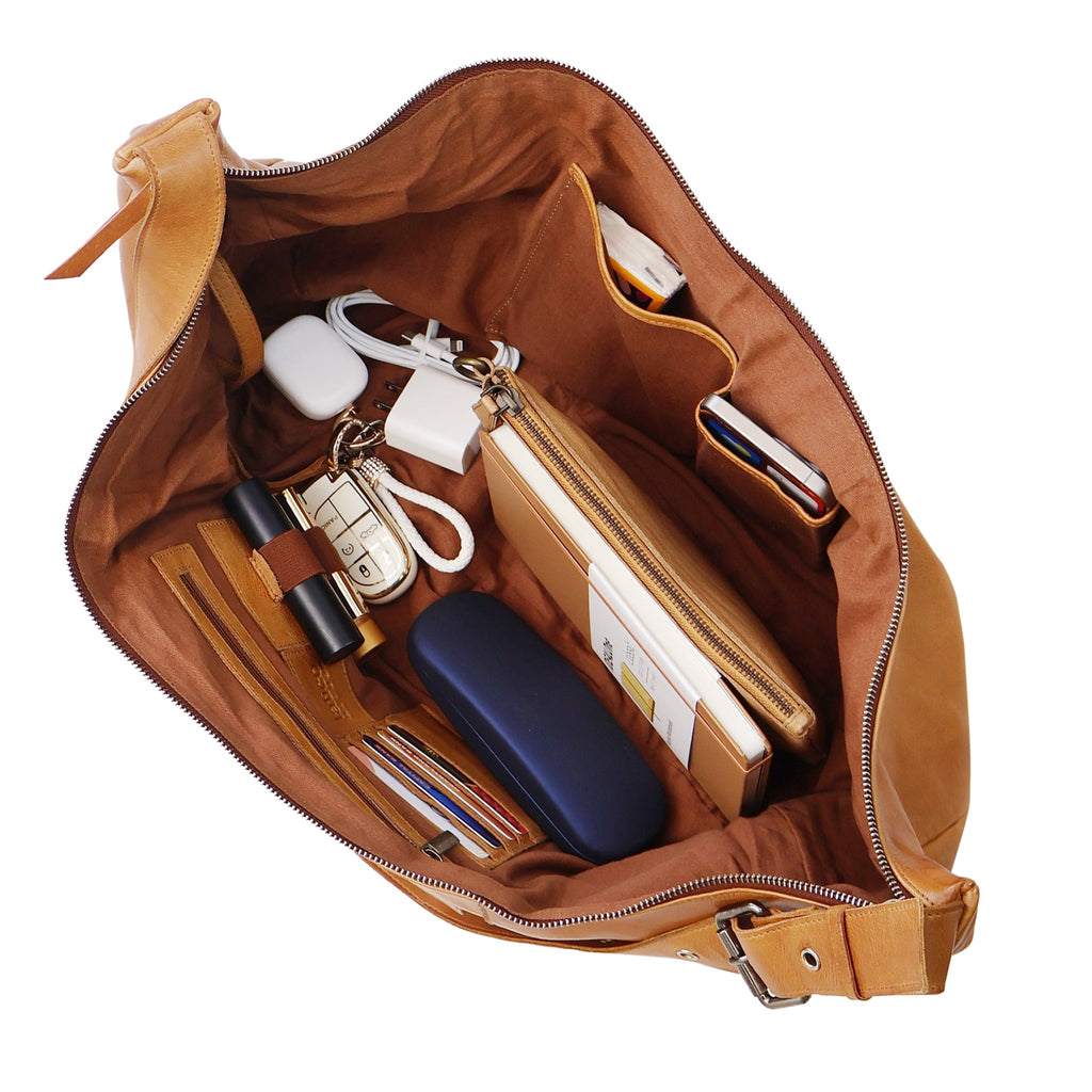 Cabo Oversized Leather Sling Bag