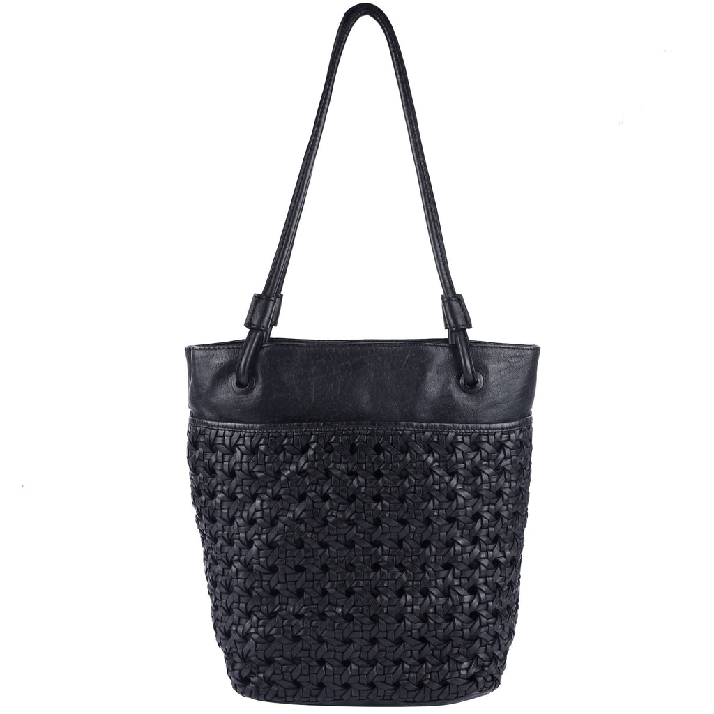 Clover Leather Tote/Shoulder Bag