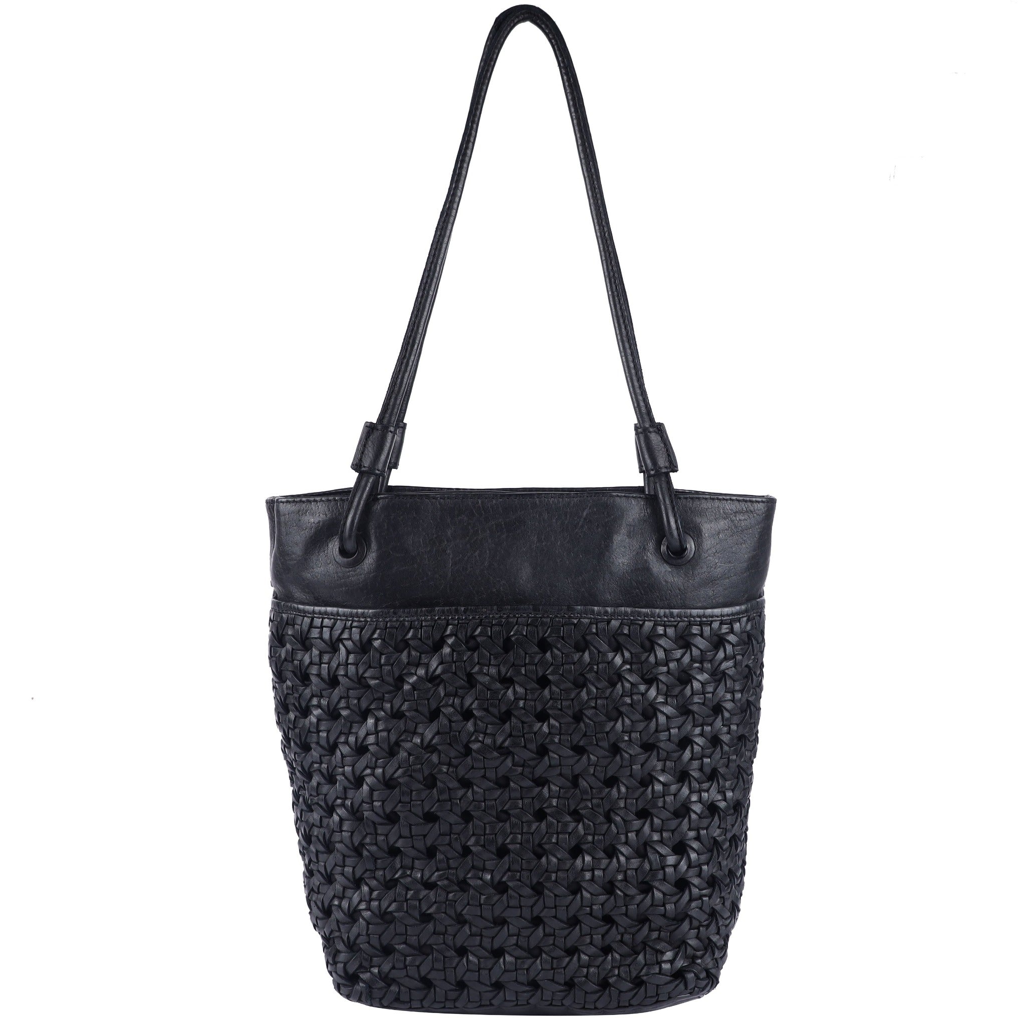Clover Leather Tote/Shoulder Bag