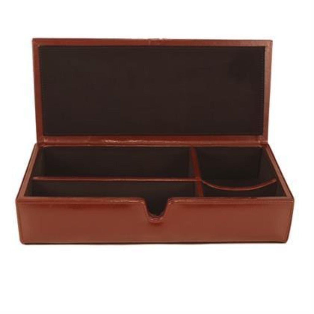 Large Leather Desk Box