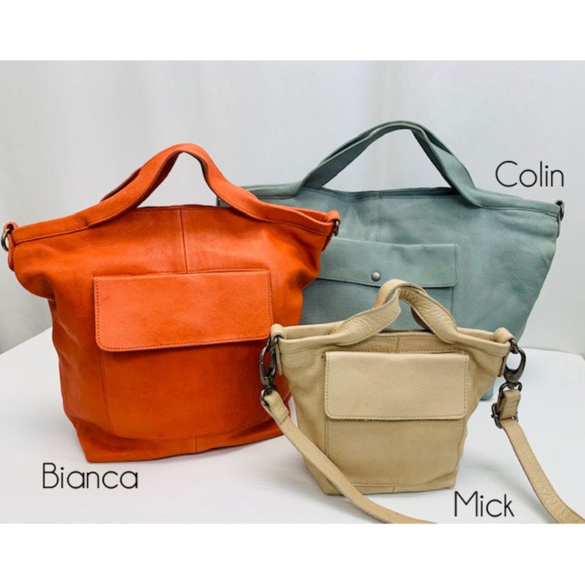 Bianca Leather Tote Bag/Crossbody Bag