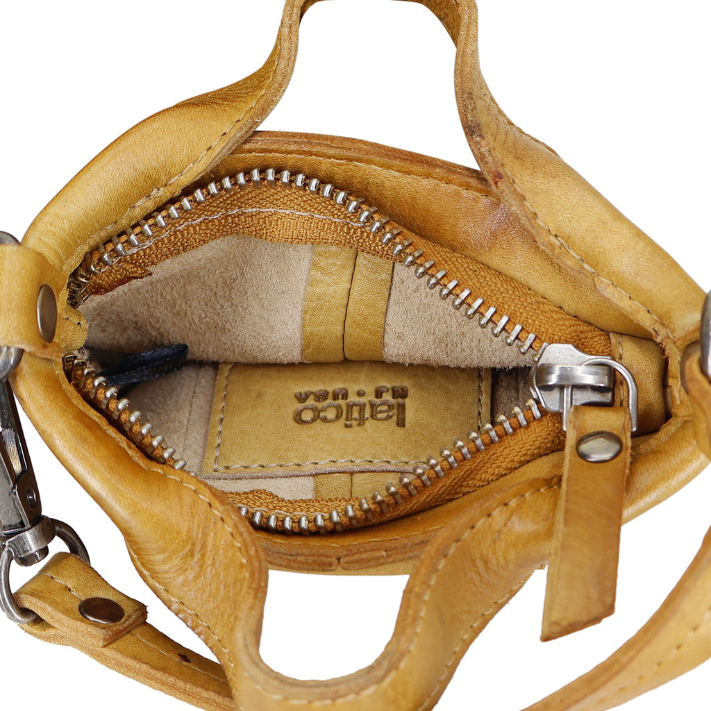 Mini Bianca Leather Bag Charm