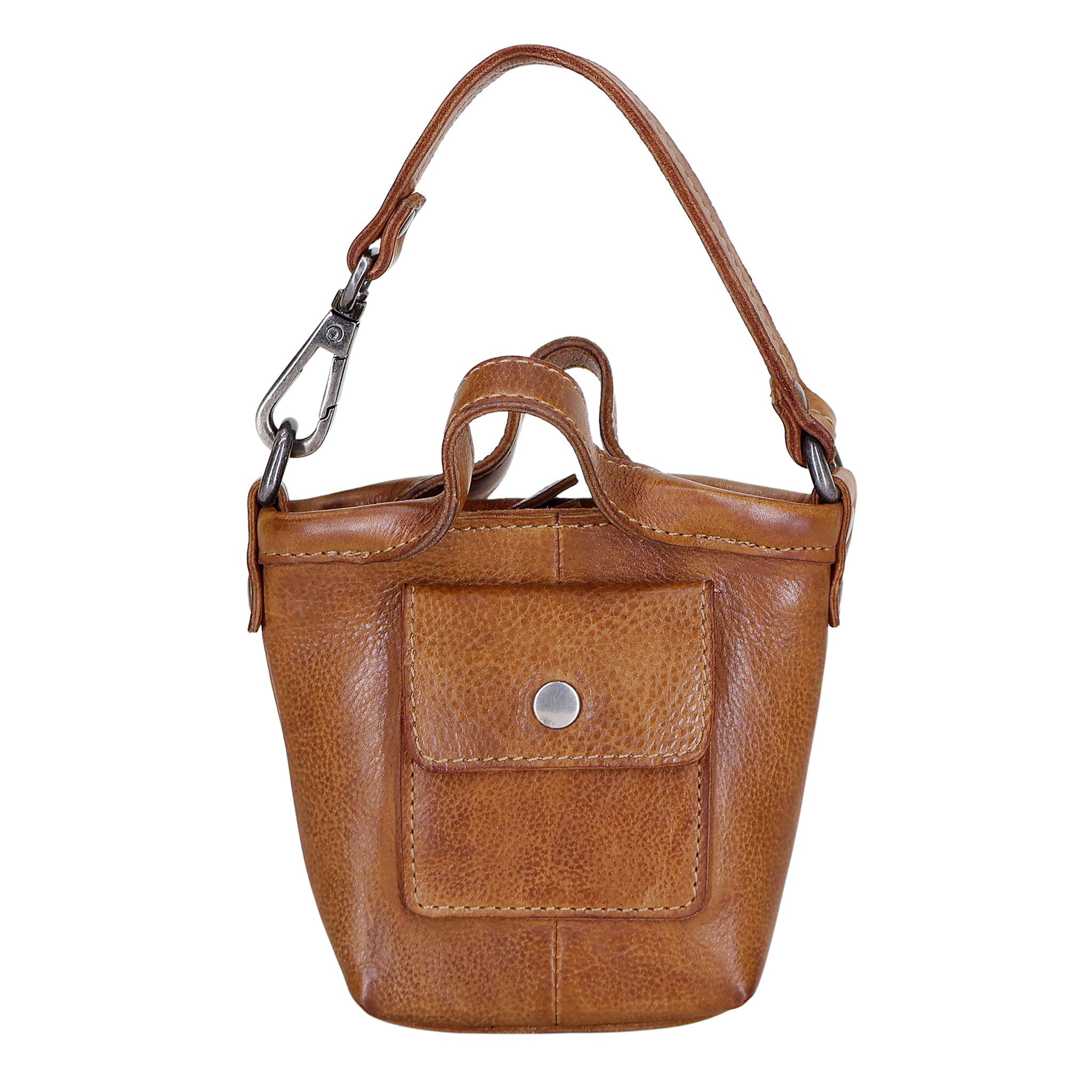 Mini Bianca Leather Bag Charm