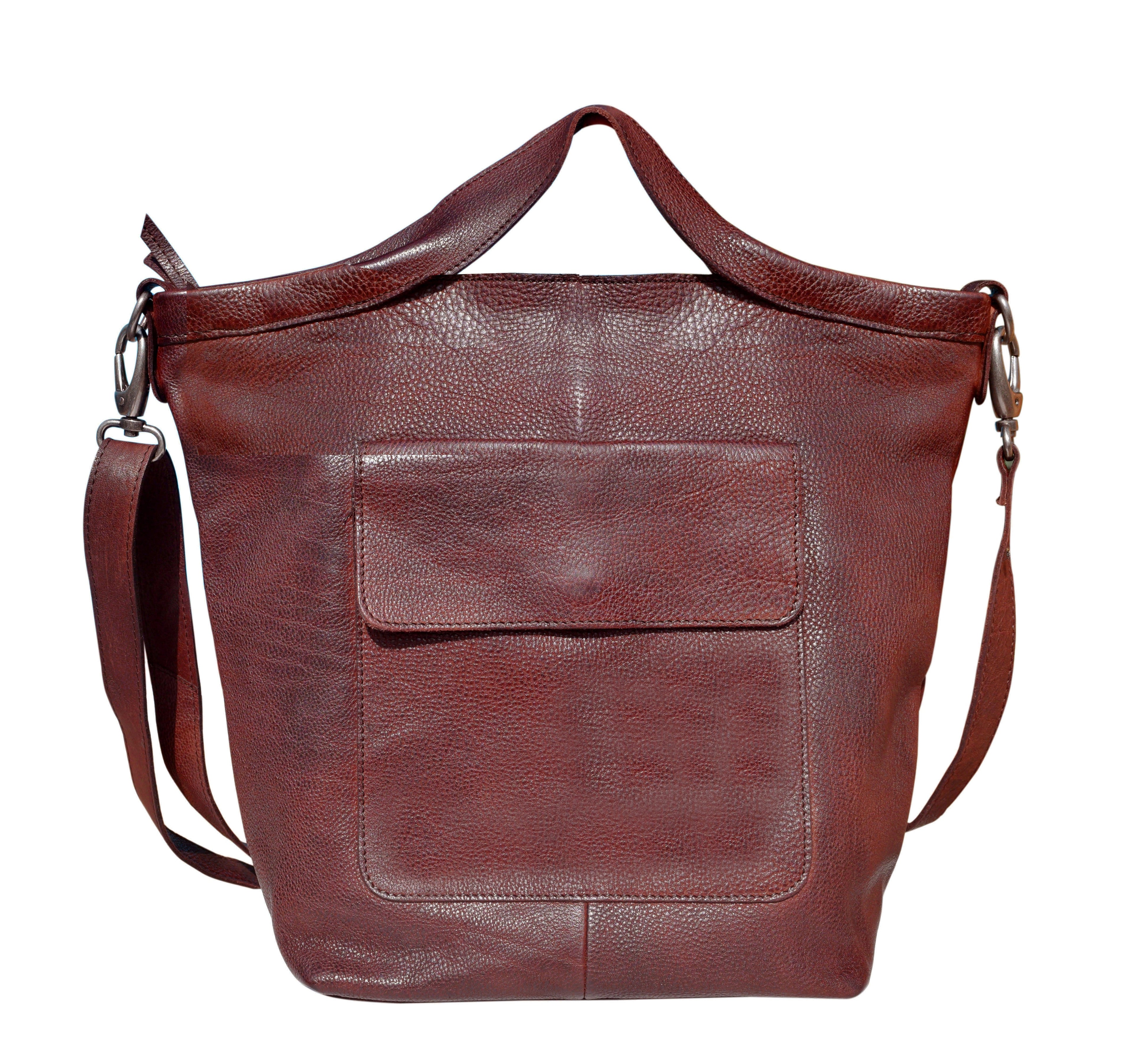 Bianca Leather Tote Bag/Crossbody Bag