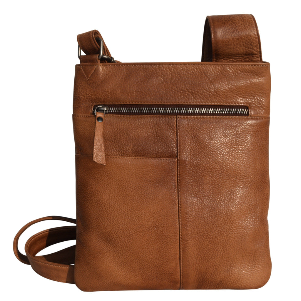 Athena Leather Crossbody Bag