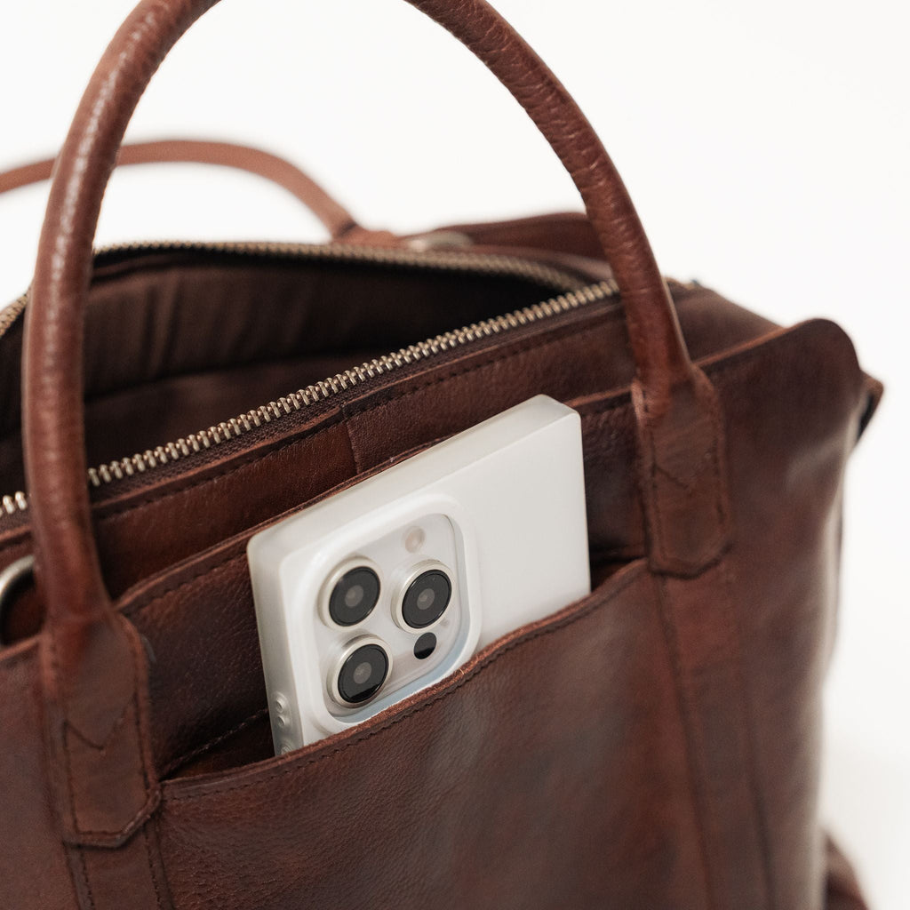 James Leather Crossbody