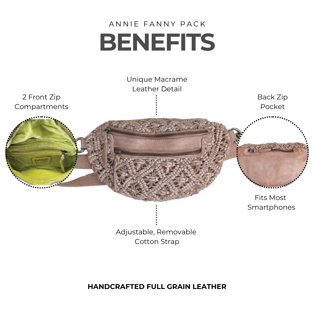 Annie Leather Fanny Pack