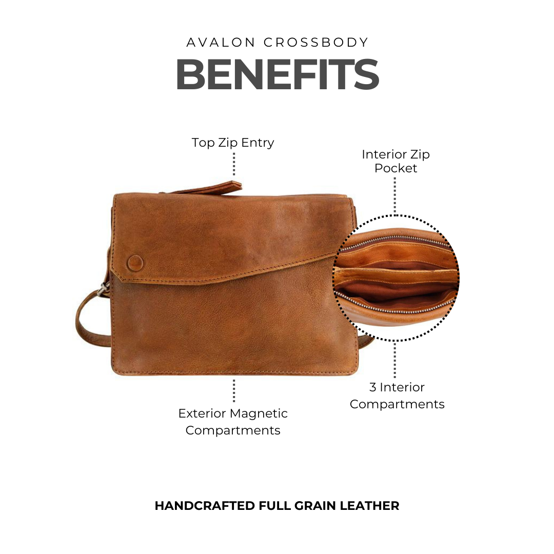 Avalon Leather Crossbody Bag