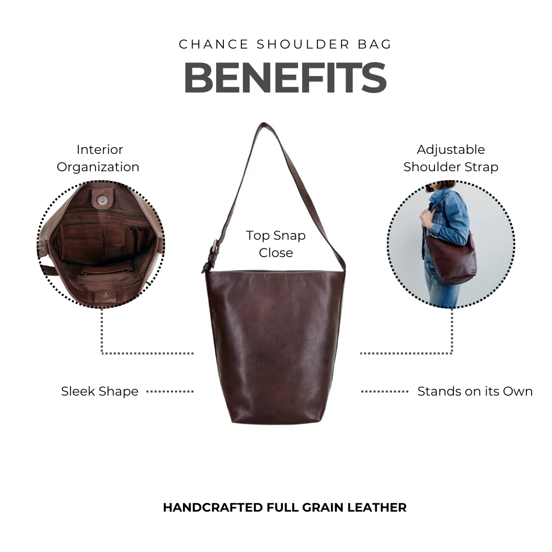 Chance Leather Shoulder Bag