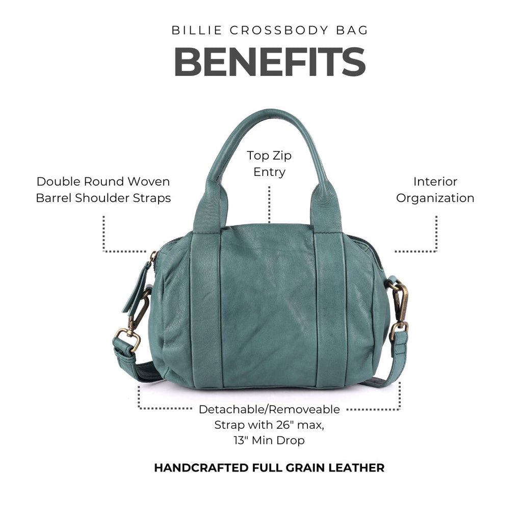 Billie Leather Crossbody Bag