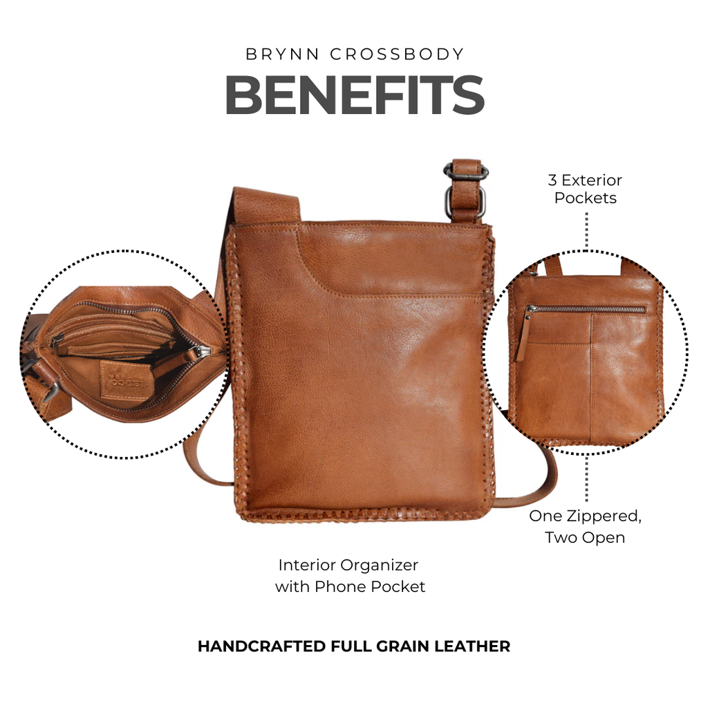Brynn Leather Crossbody Bag