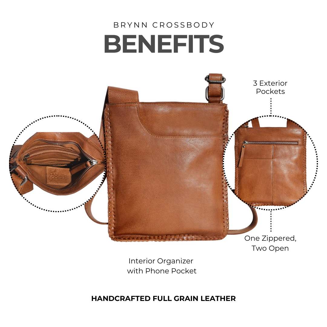 Brynn Leather Crossbody Bag