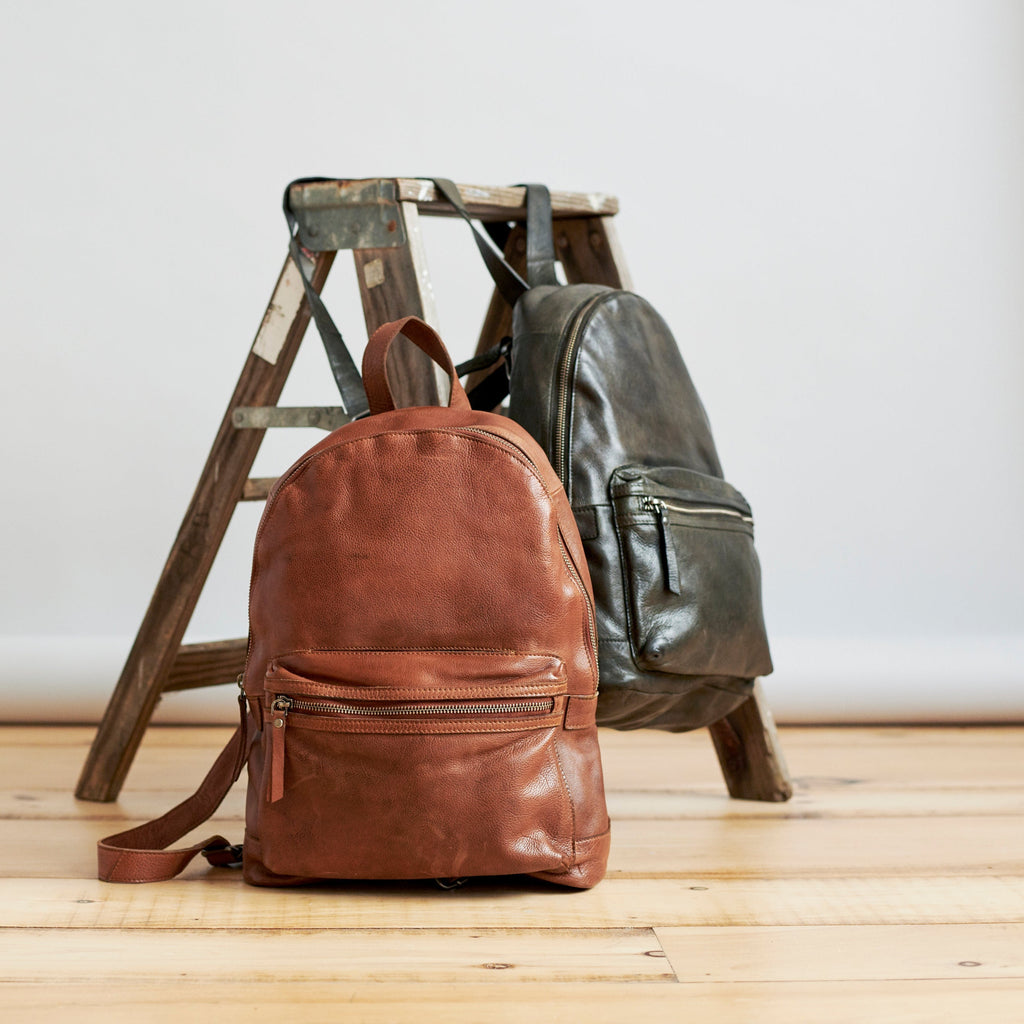 Baxter Leather Backpack/Crossbody