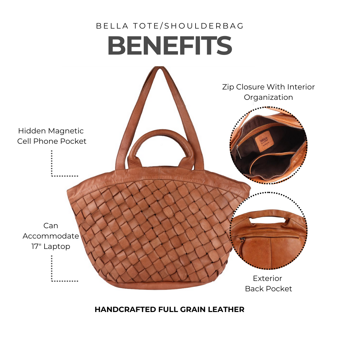 Bella Leather Tote Bag/Shoulder Bag