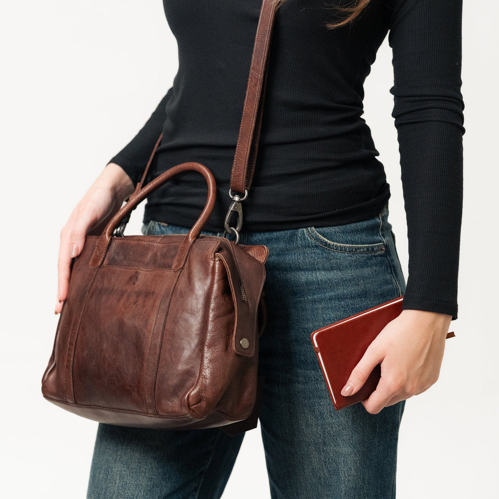 James Leather Crossbody