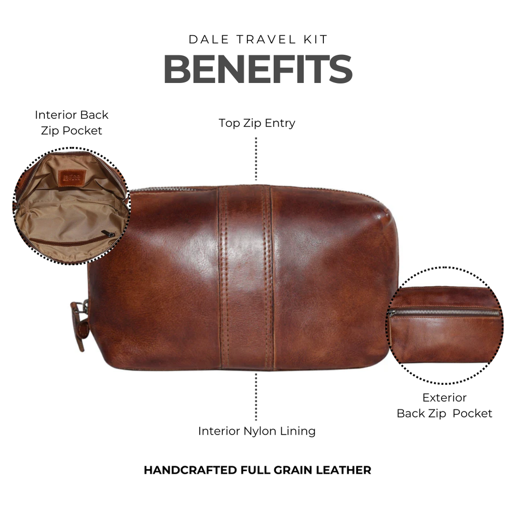 Dale Leather Travel Kit