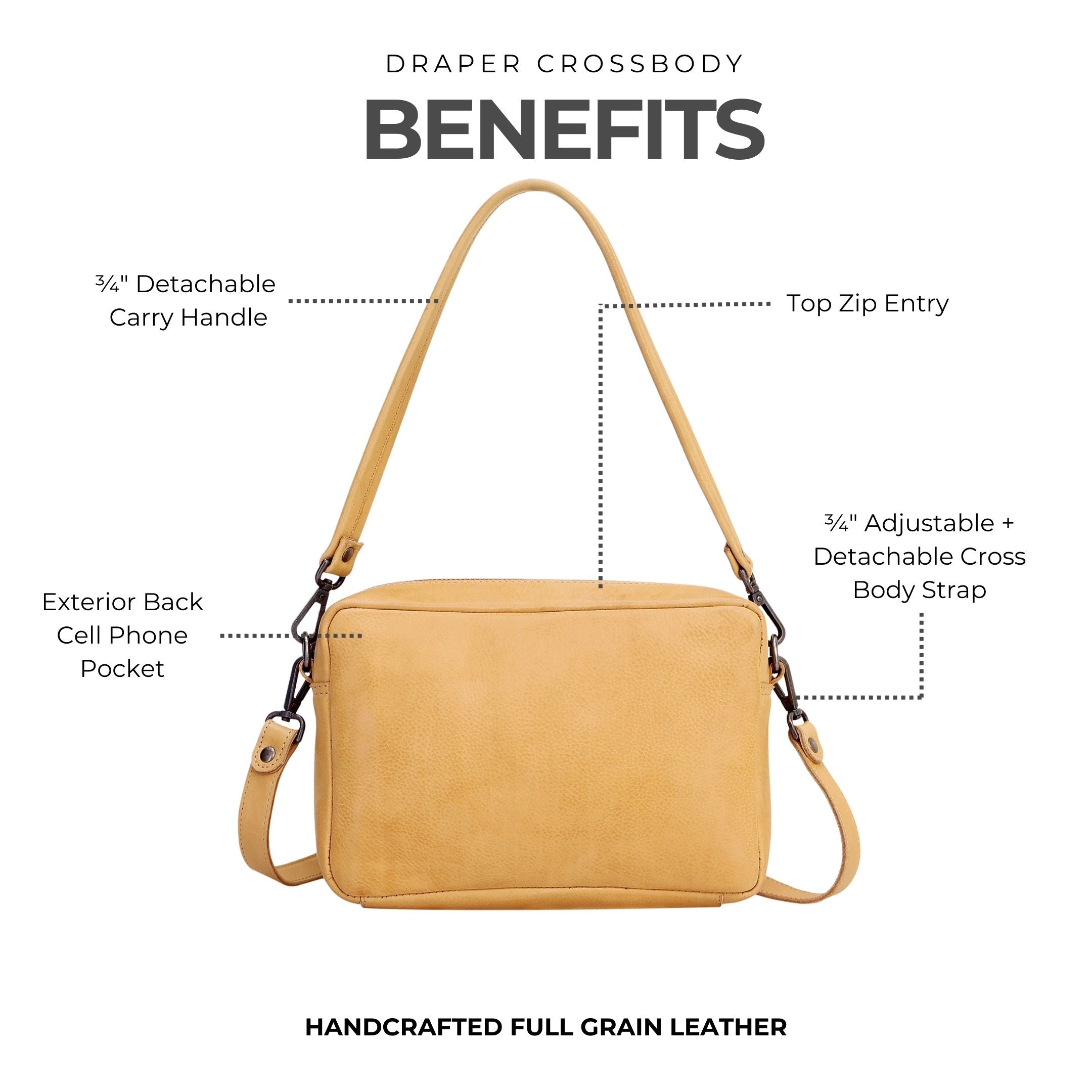 Draper Leather Crossbody