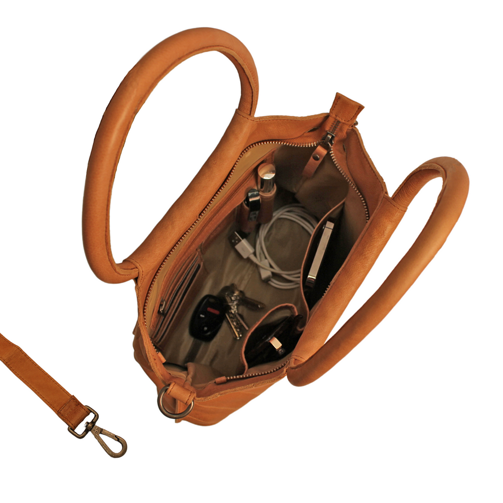 Dalton Leather Tote/Crossbody